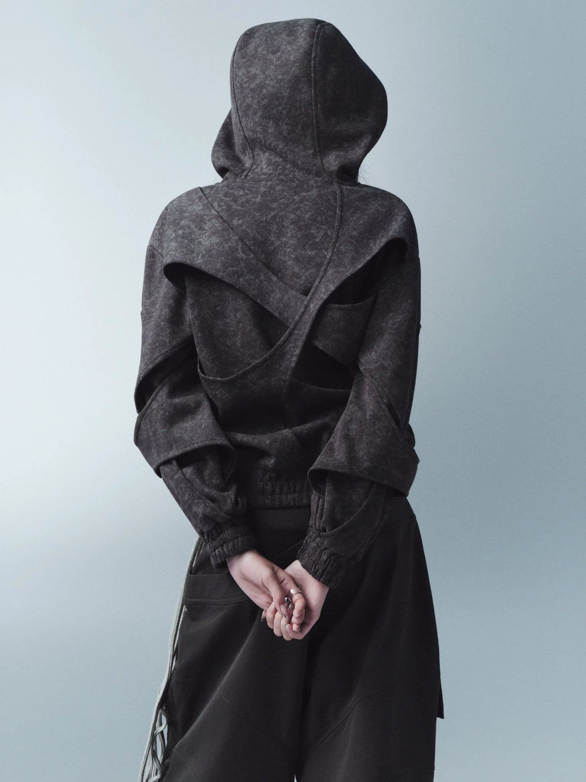 TENSHIFT HOODIE DARK GREY BLUE