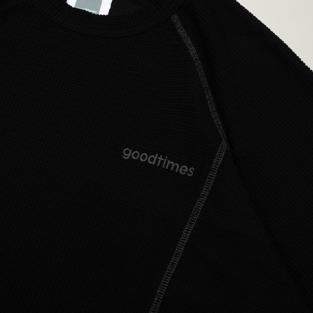 GoodTimes Thermal S/S Tee Black