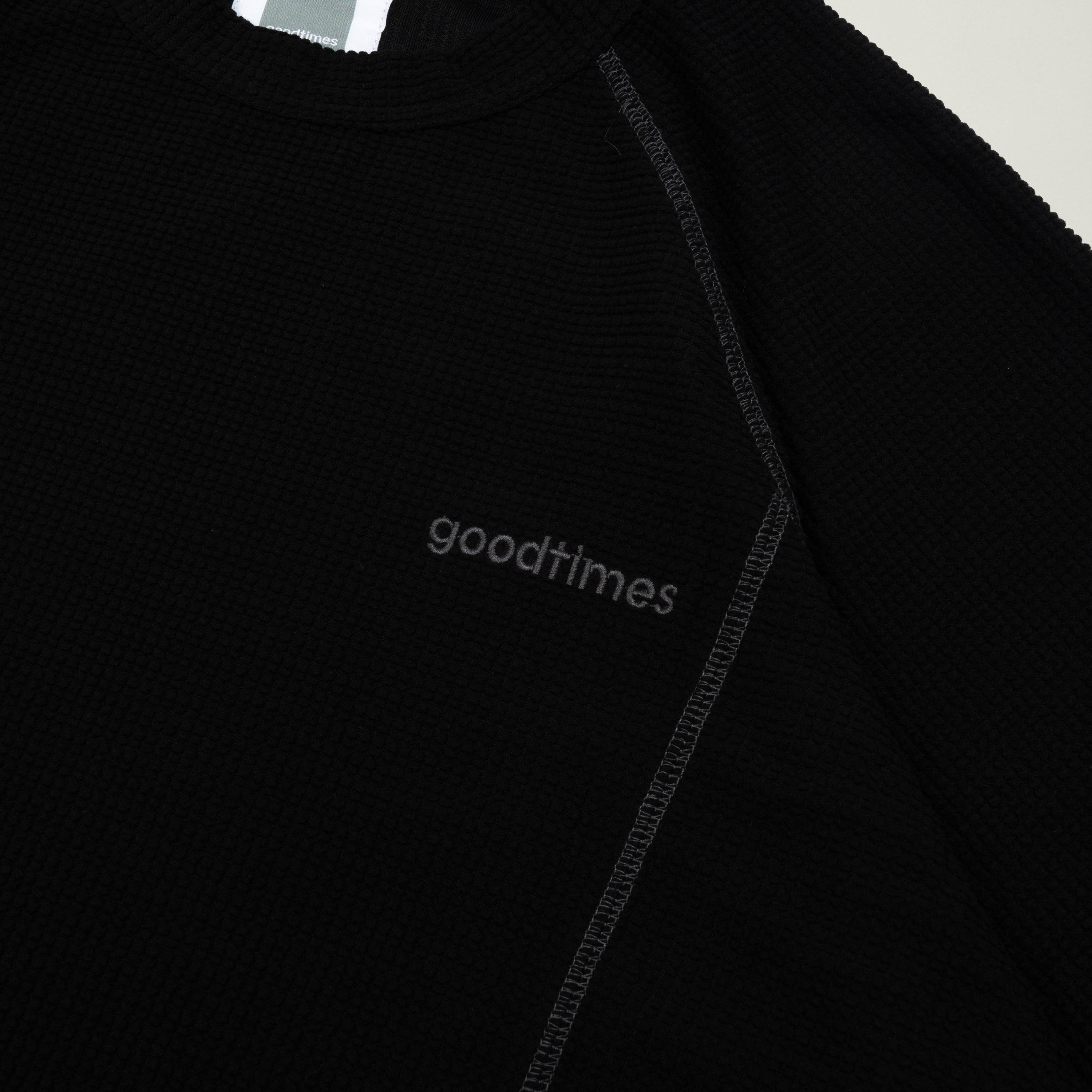 GoodTimes Thermal S/S Tee Black