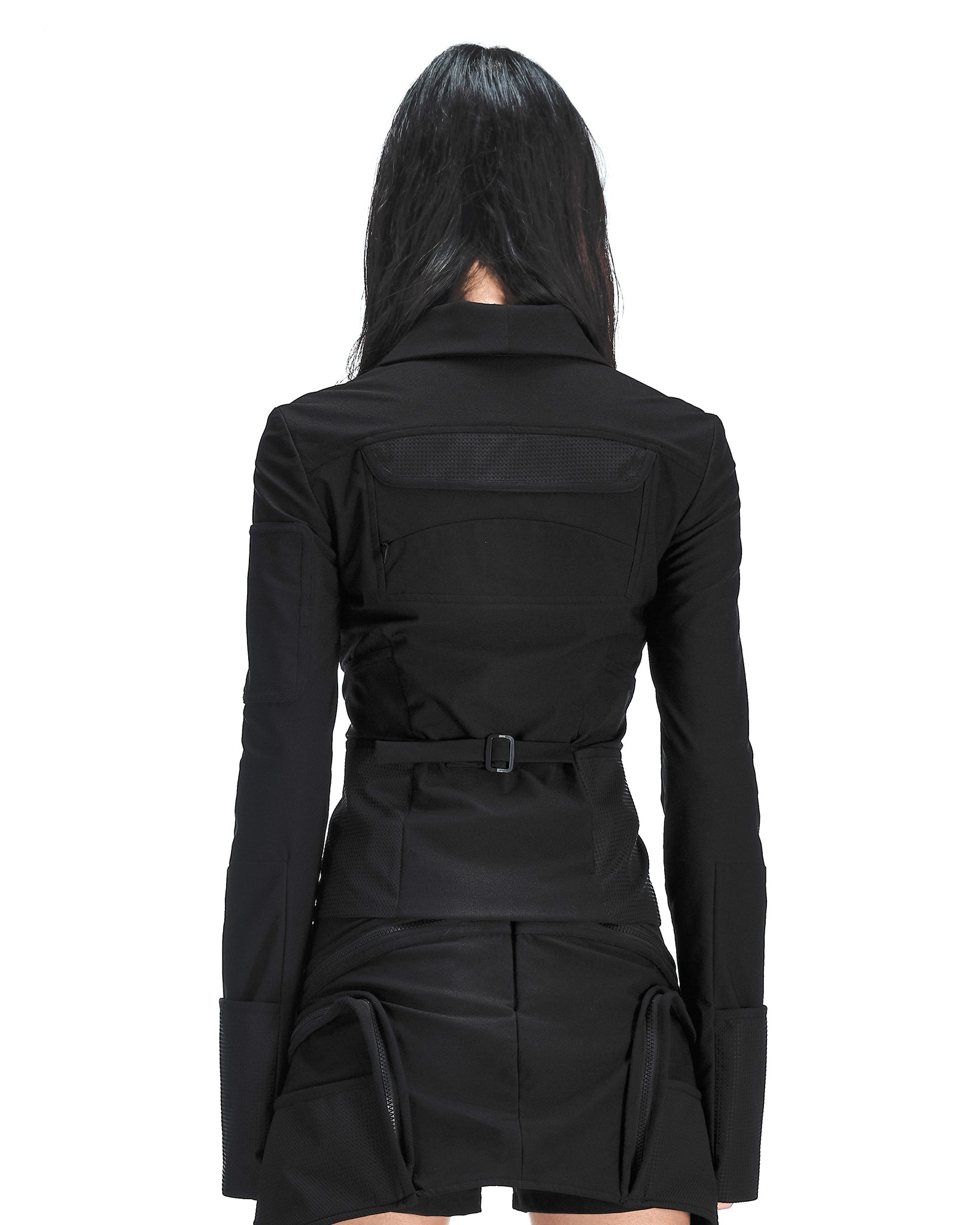 UNIFORM JACKET (FITTED) BLACK