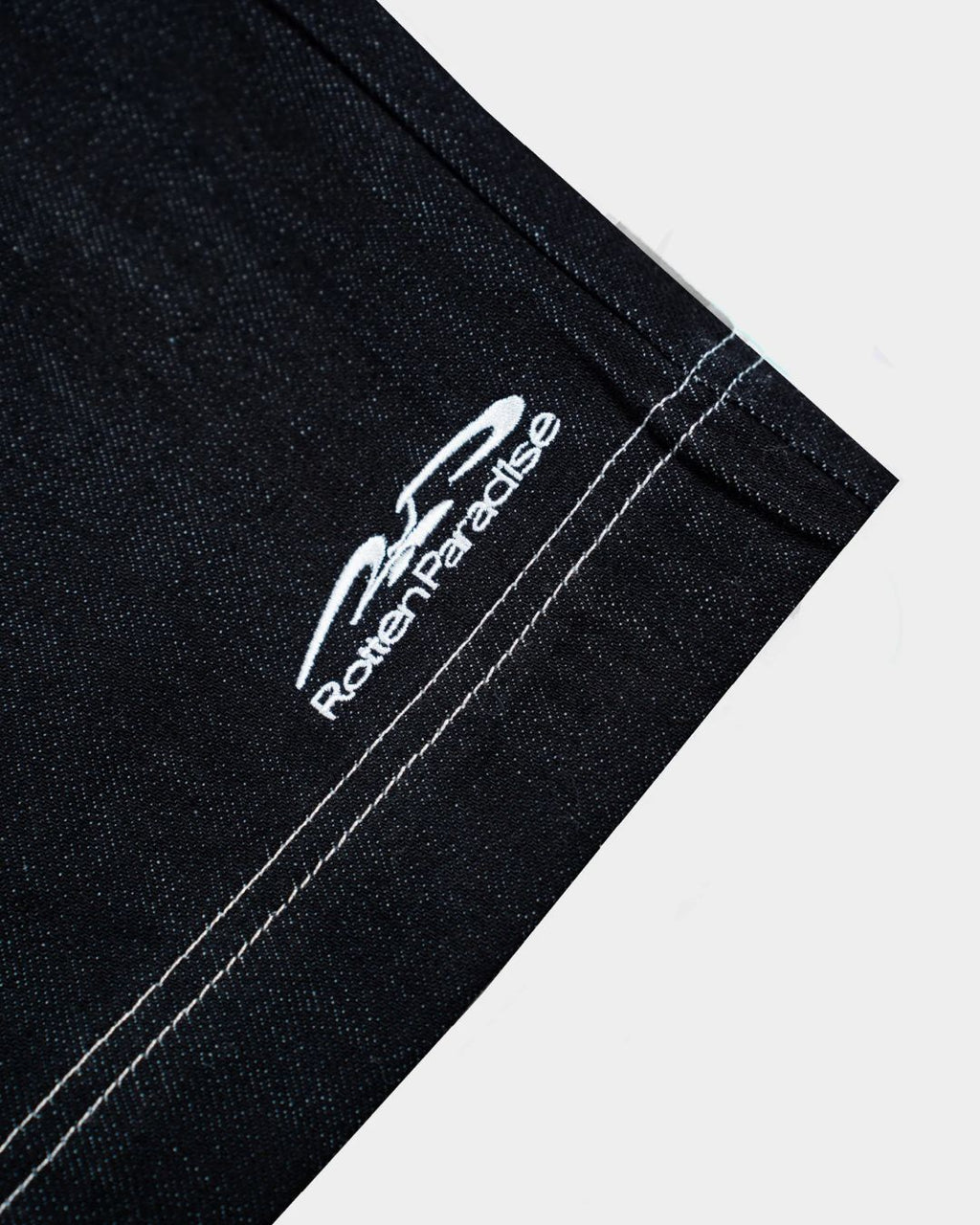 DRIFT LINE WIDE FIT SHORTS DENIM BLACK