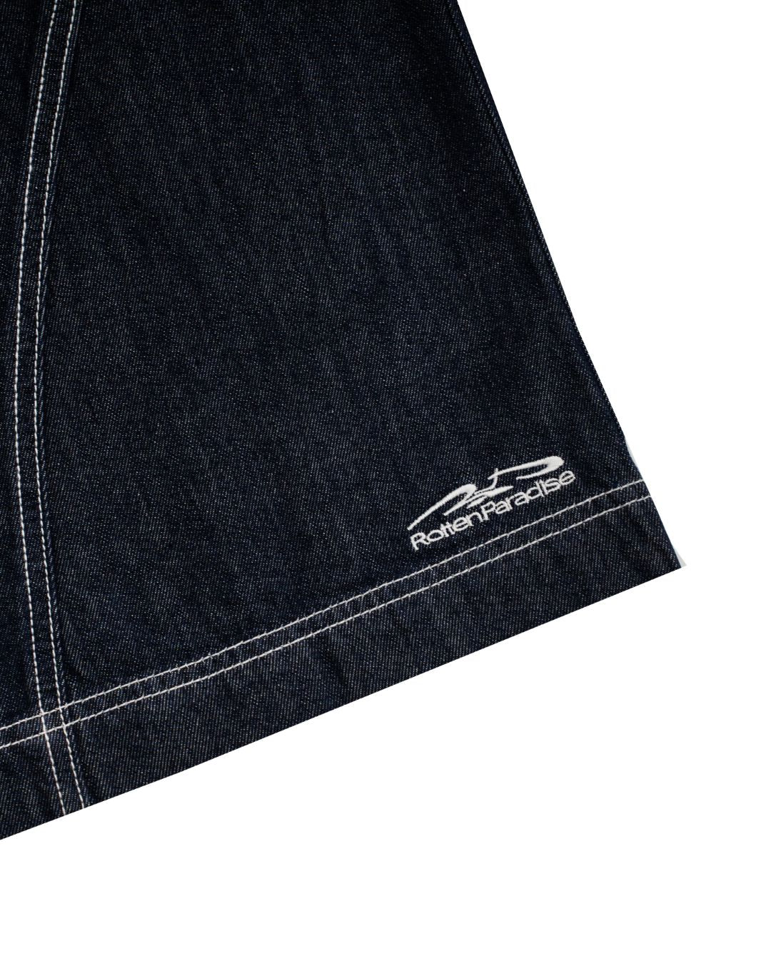 DRIFT LINE WIDE FIT SHORTS DENIM BLUE