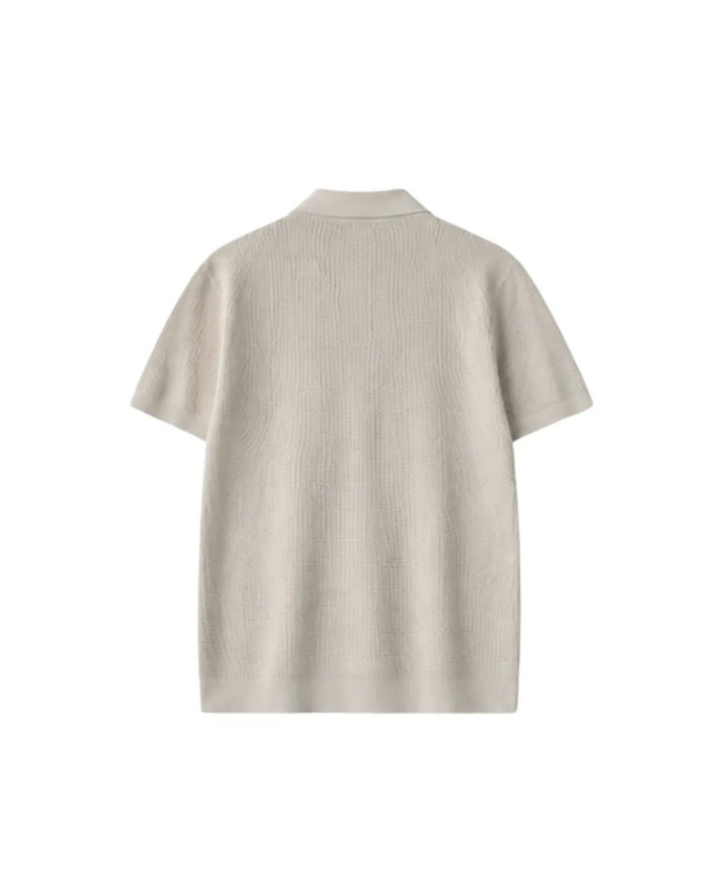 EARTH SERIES WAFFLE KNIT POLO SAND KHAKI