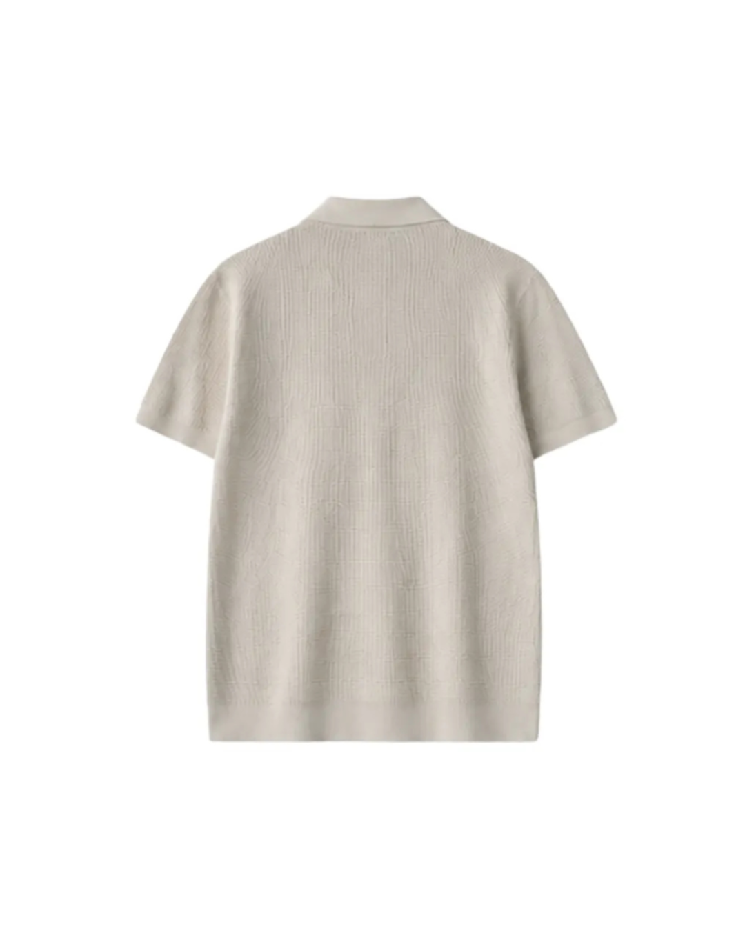 EARTH SERIES WAFFLE KNIT POLO SAND KHAKI