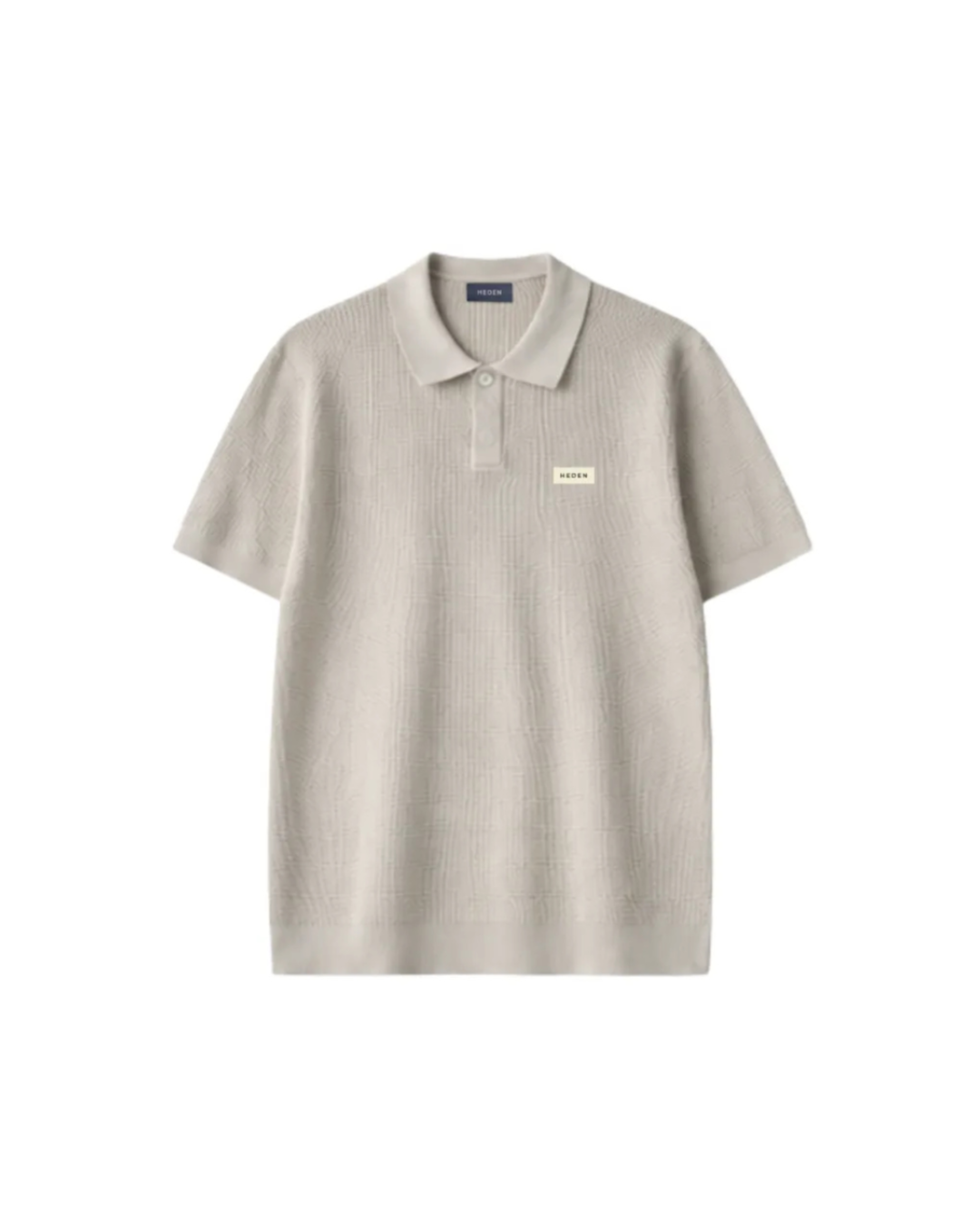 EARTH SERIES WAFFLE KNIT POLO SAND KHAKI