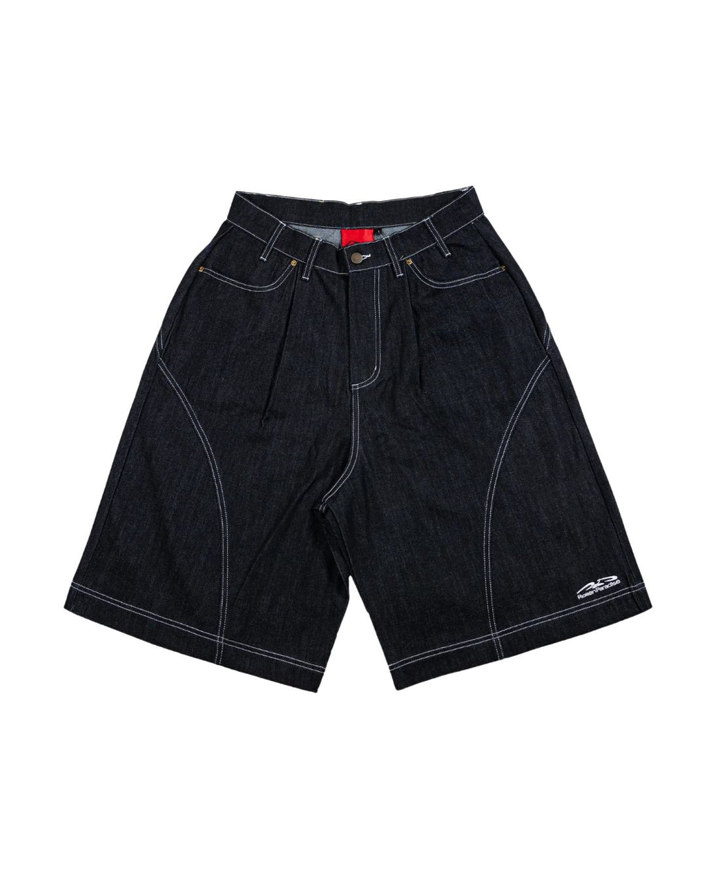 DRIFT LINE WIDE FIT SHORTS DENIM BLACK