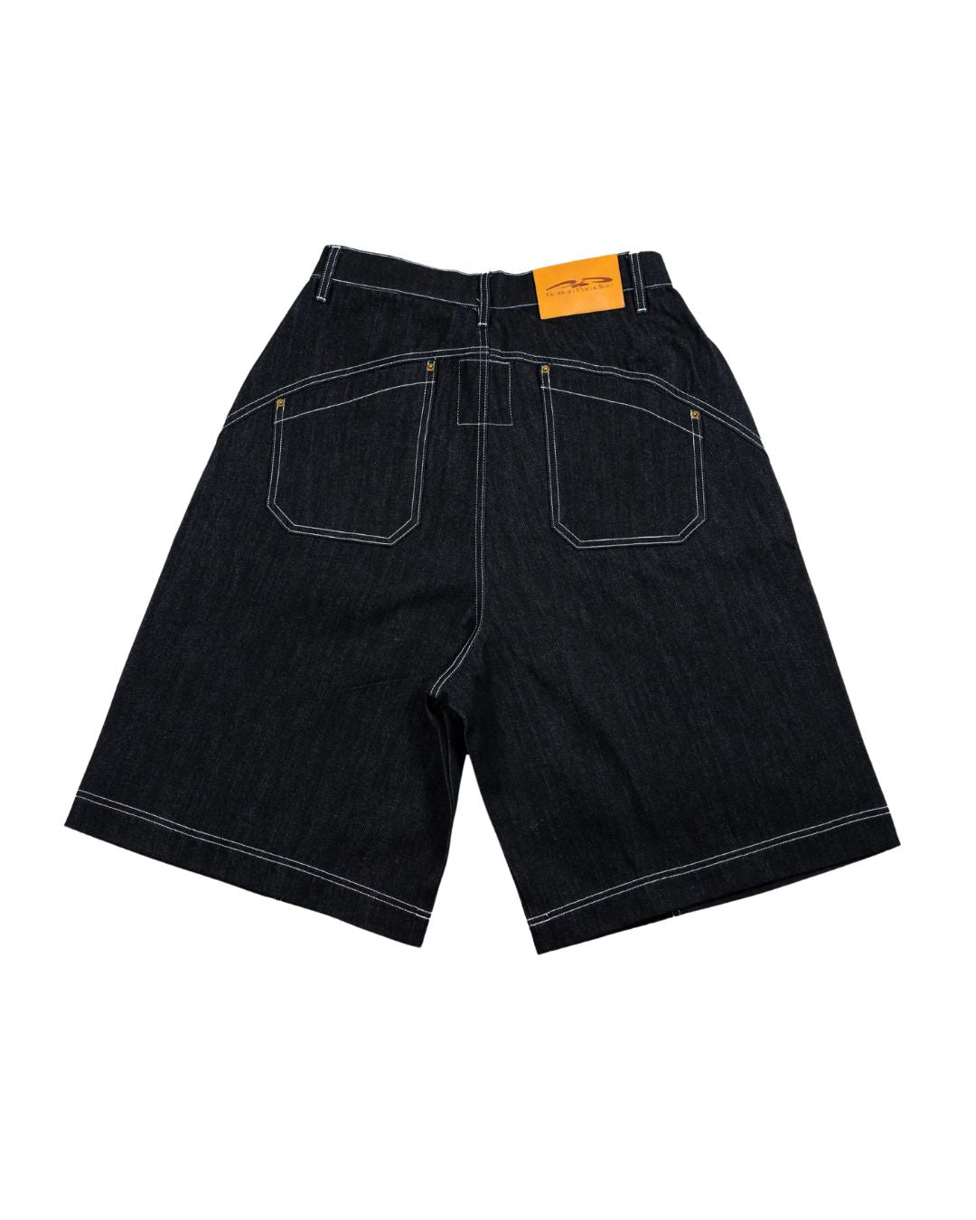 DRIFT LINE WIDE FIT SHORTS DENIM BLACK