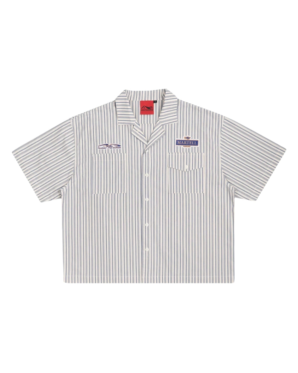 ROTTEN PARADISE X MARTELL BARTENDER SHIRT CHALK BLUE