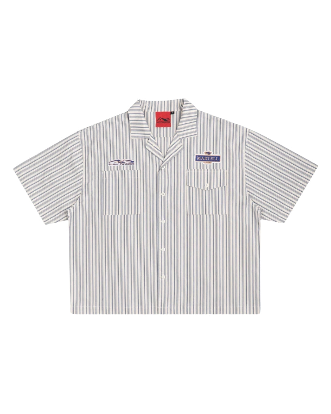 ROTTEN PARADISE X MARTELL BARTENDER SHIRT CHALK BLUE