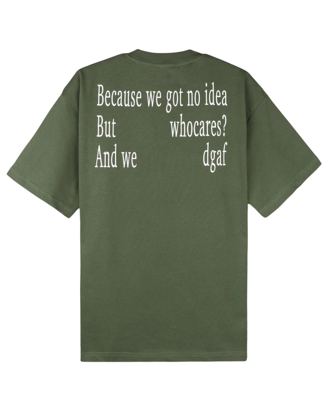 NO IDEA TEE GREEN