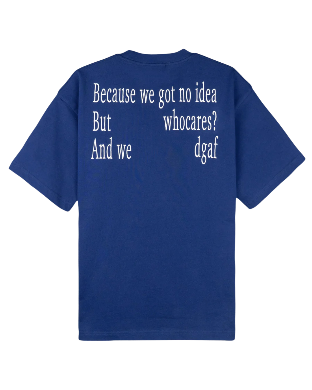 NO IDEA TEE BLUE