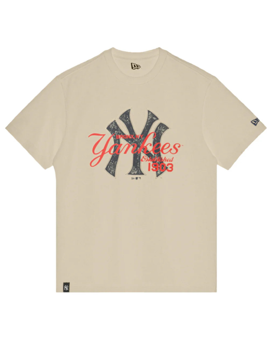 NY LOGO WORDING TEE