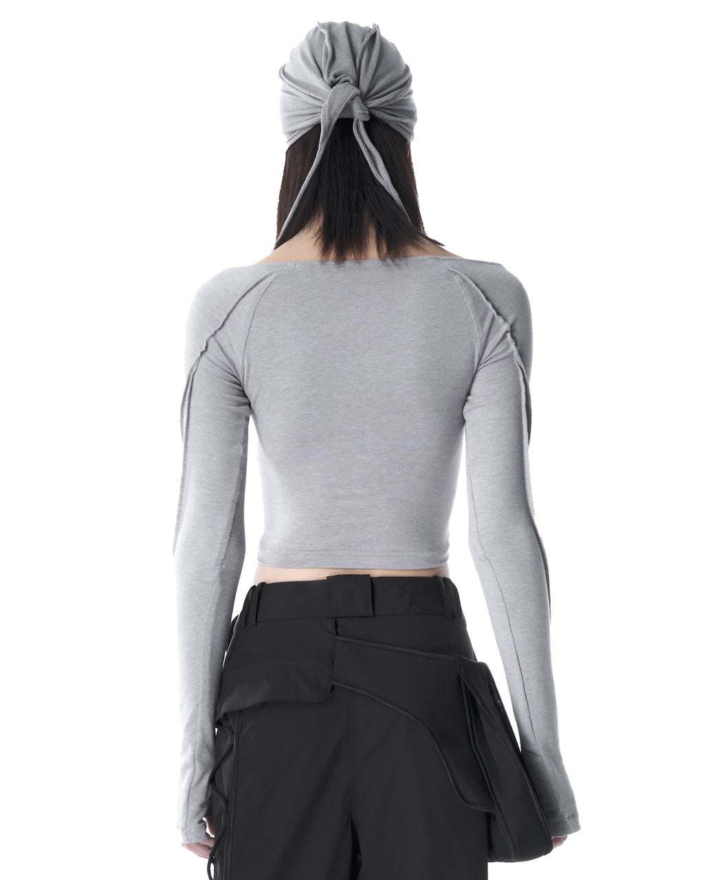 XIVIX TOP & HEADPIECE LIGHT GREY