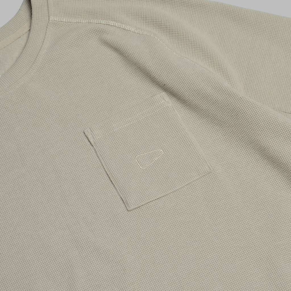 Shuren Waffle Tee / Cotton OLIVE