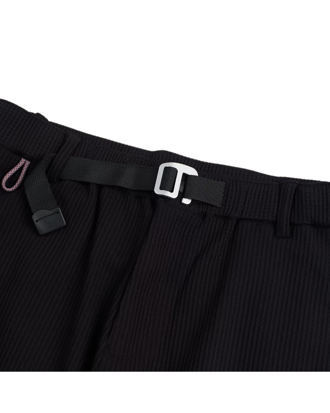 WANDERER GRID PANTS BLACK