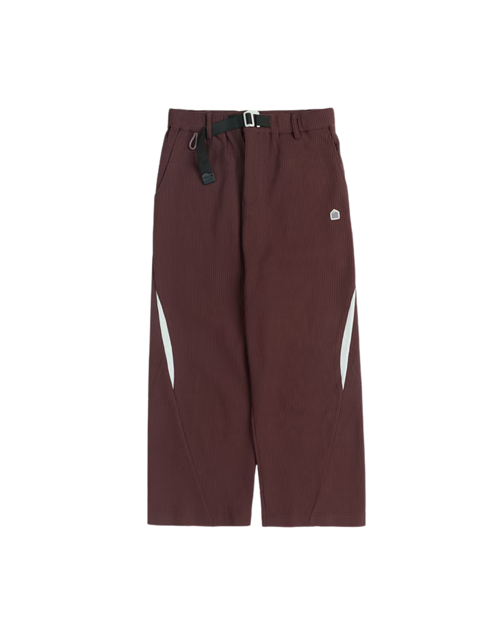 WANDERER GRID PANTS DARK BROWN