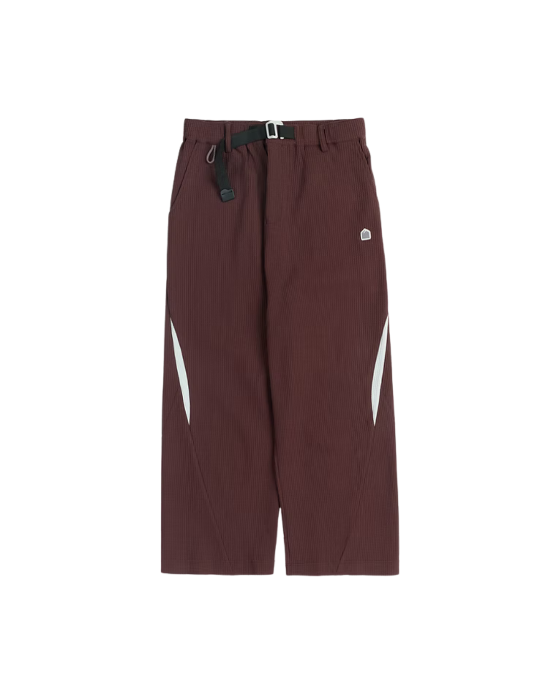 WANDERER GRID PANTS DARK BROWN