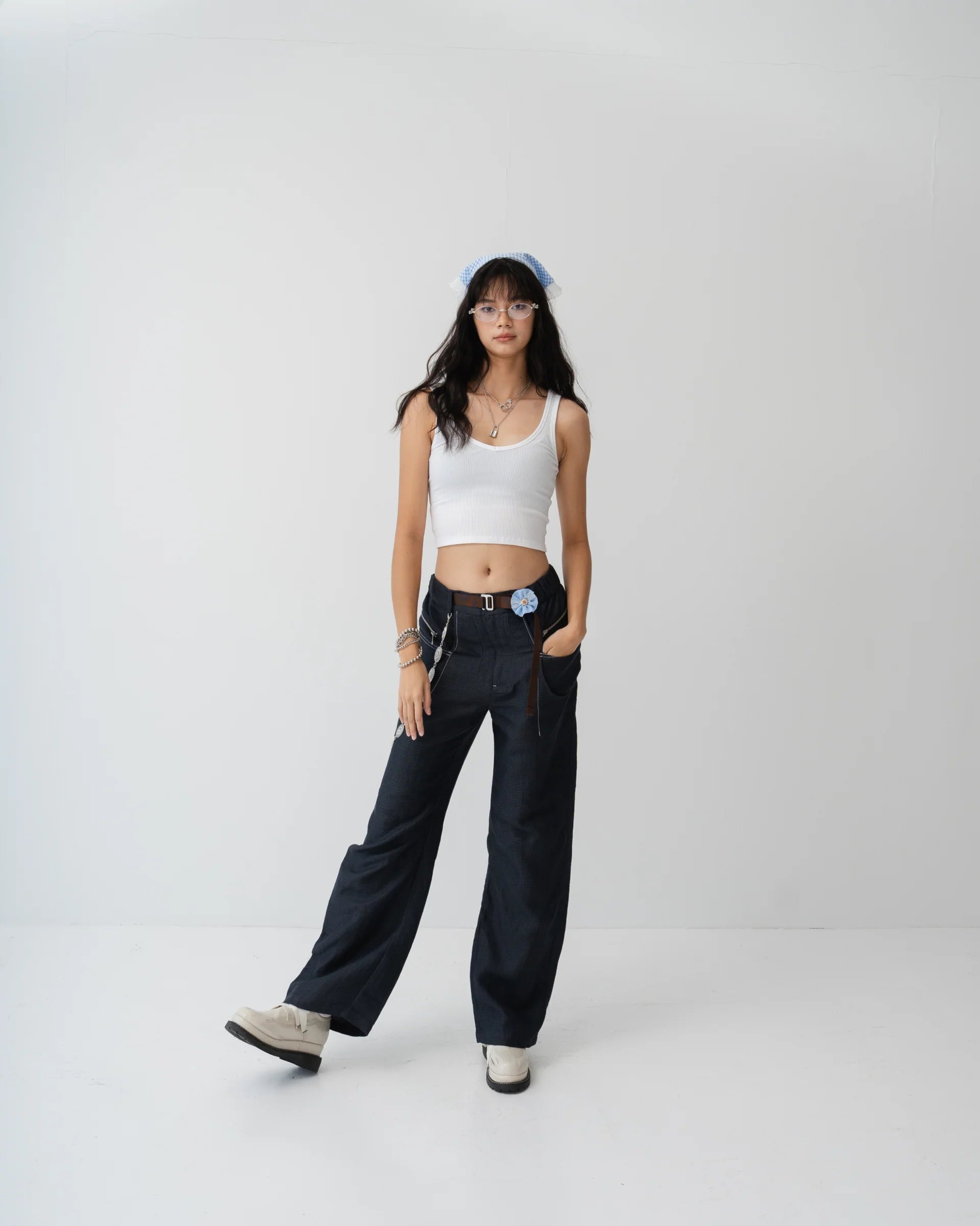 EASE PANTS DARK BLUE