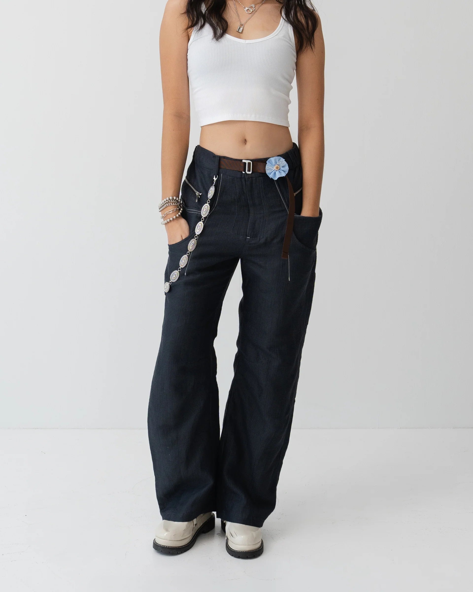 EASE PANTS DARK BLUE