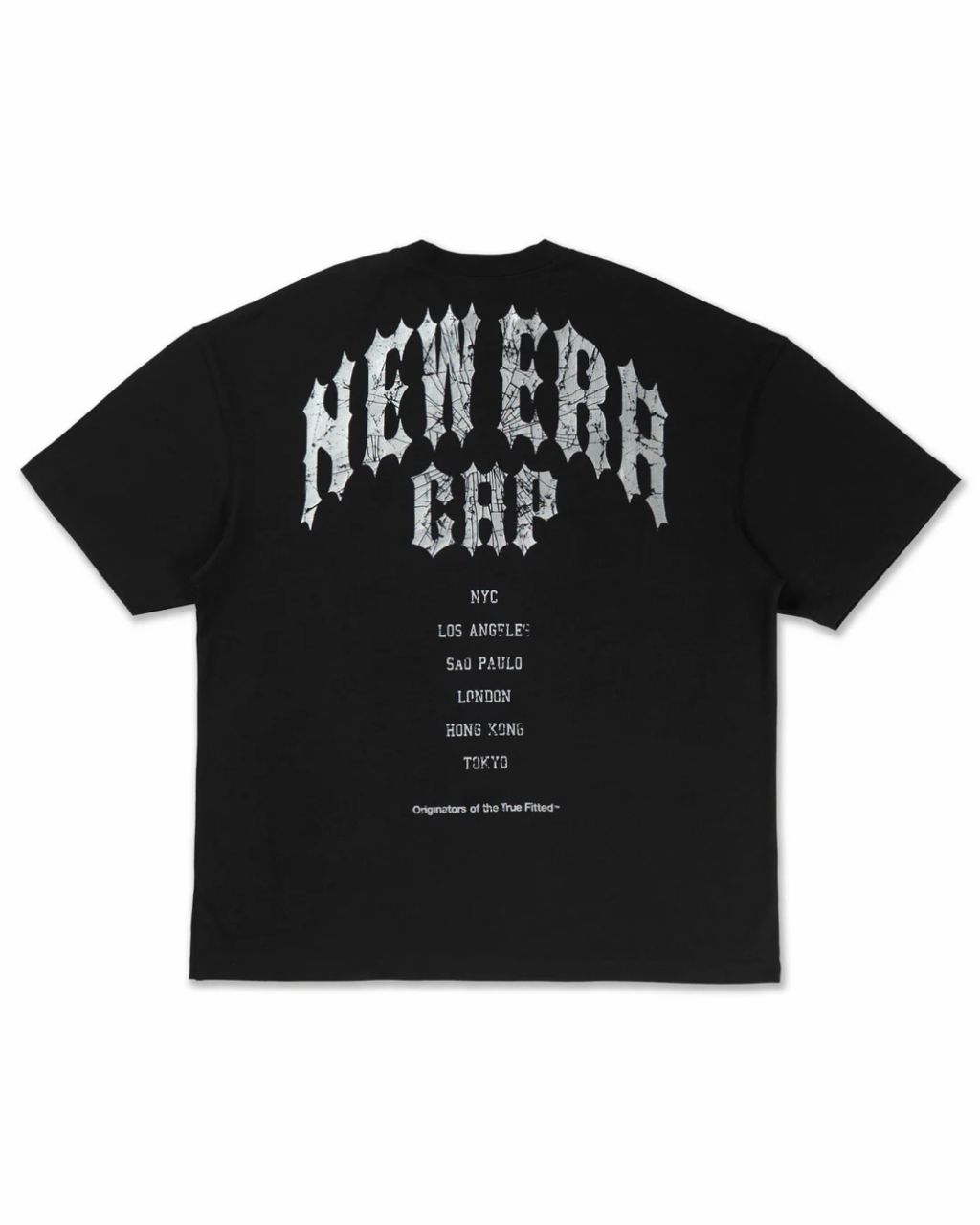 STREET ARCHIVED BLACK OVERSIZECD SHORT SLEEVE T-SHIRT