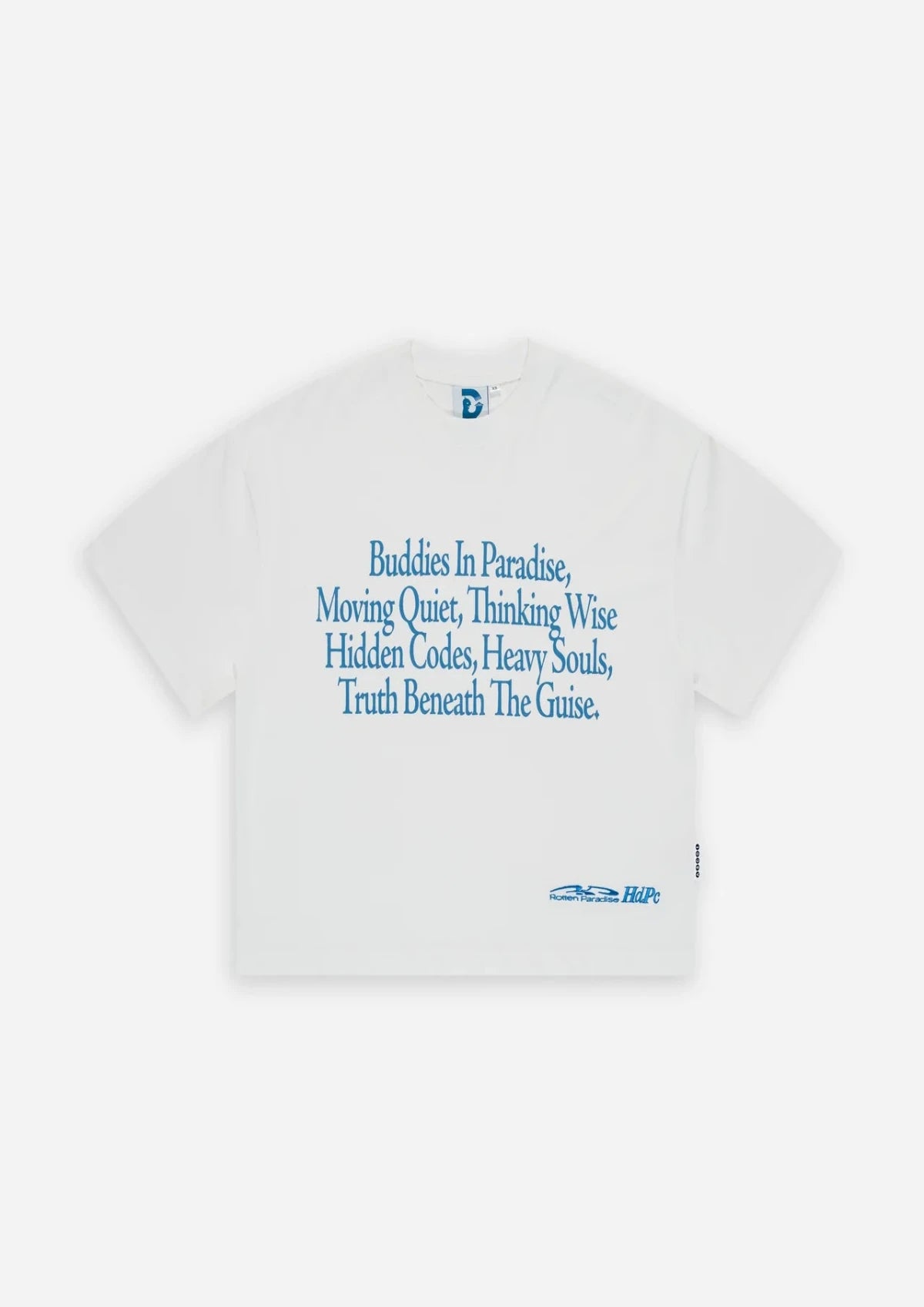 BUDDIES IN PARADISE QUOTE TEE