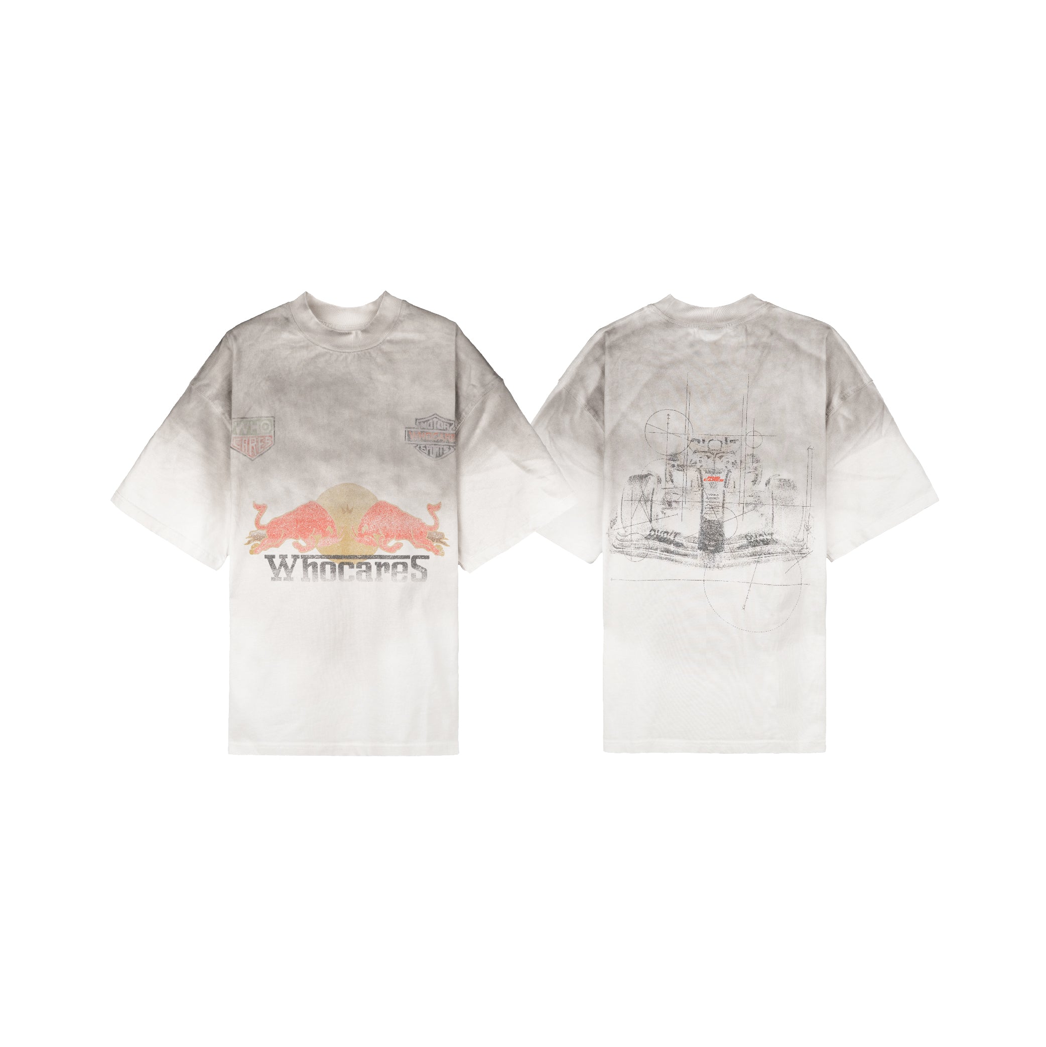 Whocares Washed Turbo Mode Tee V2