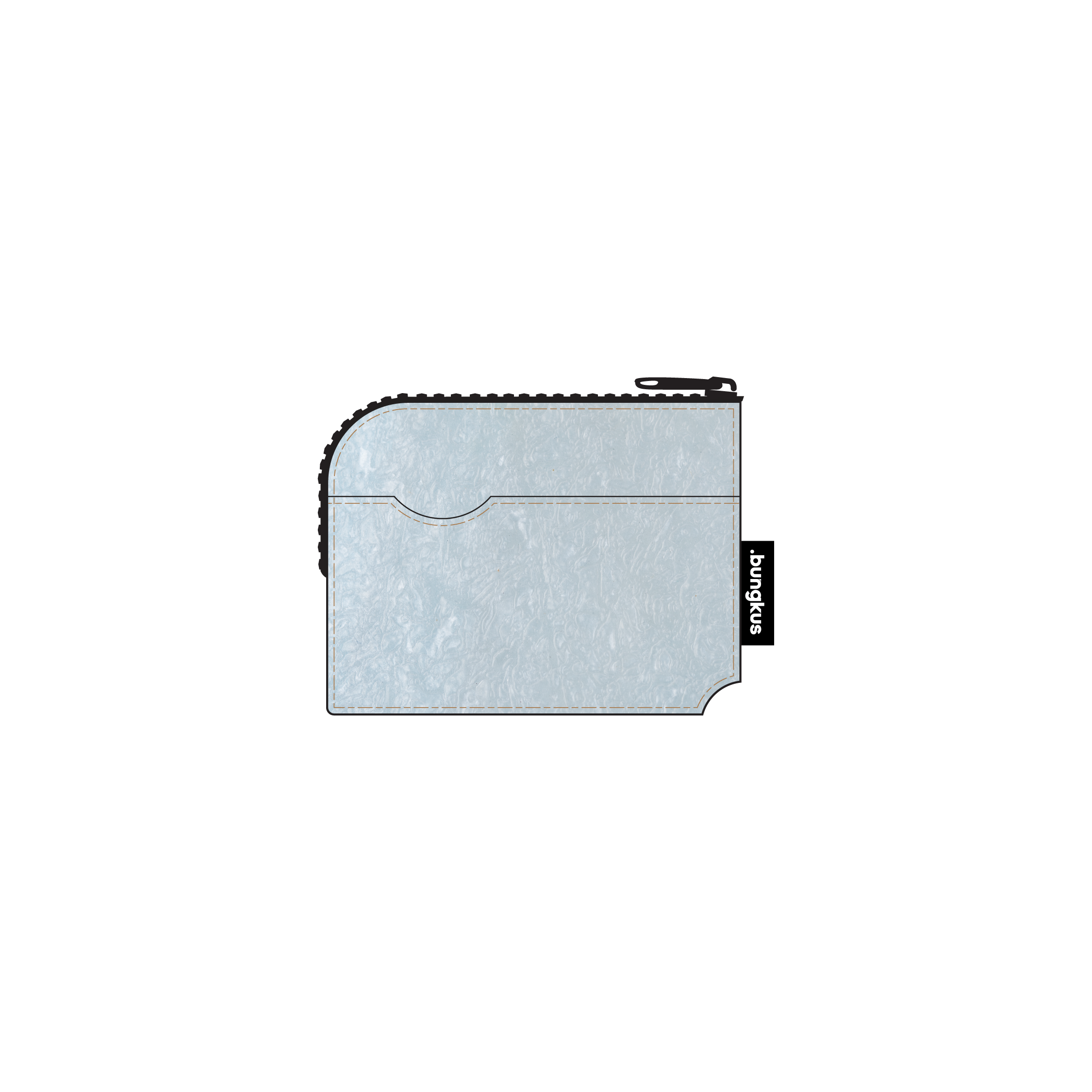 ZIP WALLET PLAIN ASSORTED