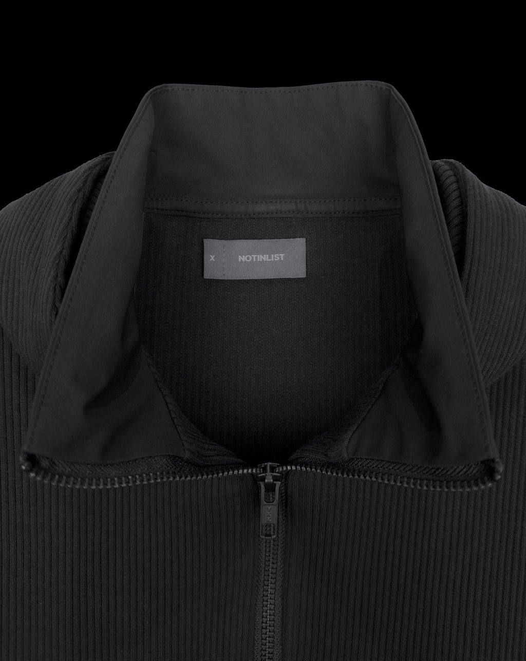 NOTINLIST LV.1 FL Zip Up Black X