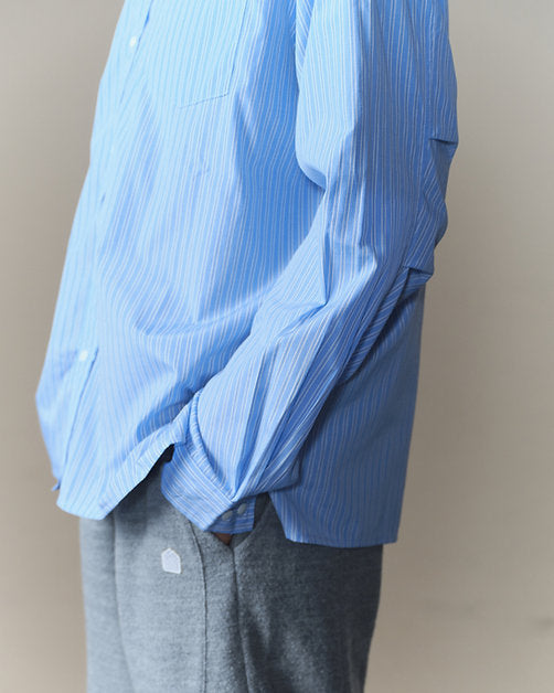 EXPLORER COMFY L/S SHIRT BLUE STRIPE
