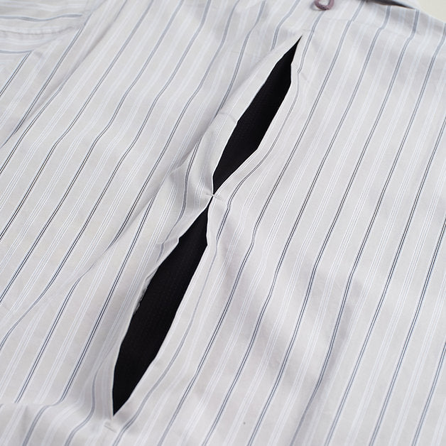EXPLORER COMFY L/S SHIRT GREY STRIPE