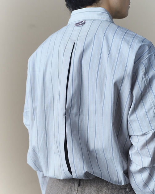 EXPLORER COMFY L/S SHIRT GREY STRIPE