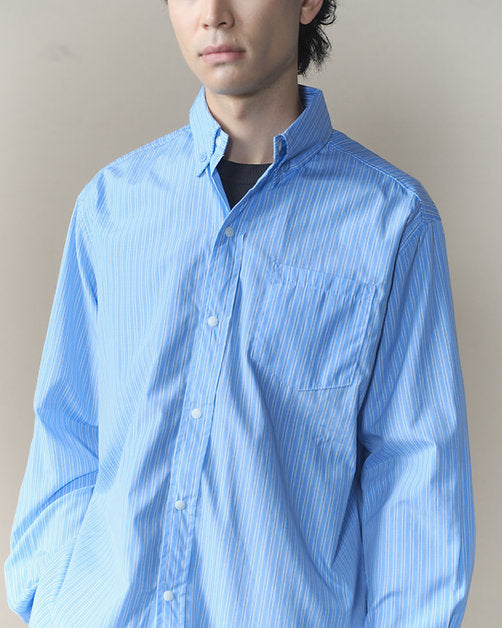 EXPLORER COMFY L/S SHIRT BLUE STRIPE