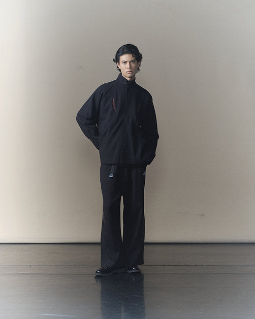 WANDERER GRID PANTS BLACK