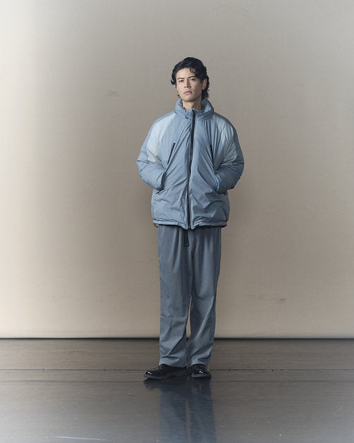REVERSIBLE ROCKY DOWN JACKET SLATE GREY