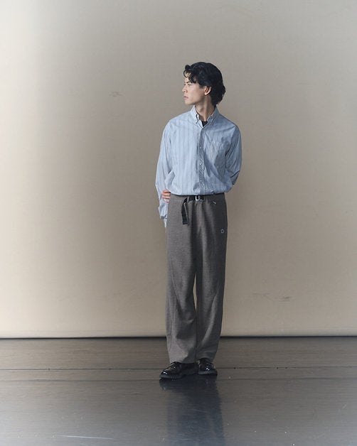 EXPLORER COMFY L/S SHIRT GREY STRIPE