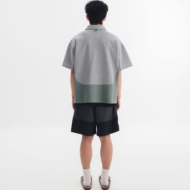 SKIPPER POLO (MELANGE GREY)