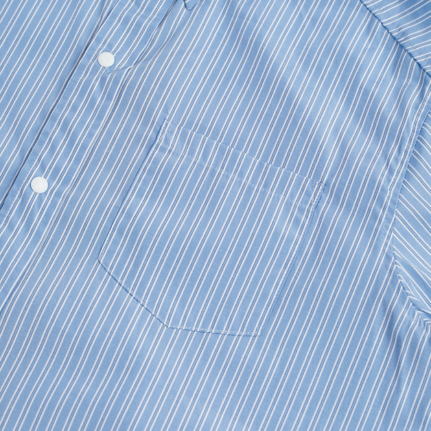EXPLORER COMFY L/S SHIRT BLUE STRIPE