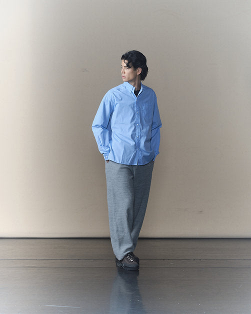 EXPLORER COMFY L/S SHIRT BLUE STRIPE