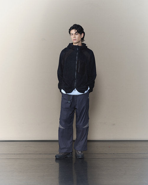 PACKABLE FLEECE ROCKY JACKET BLACK