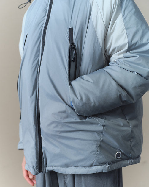 REVERSIBLE ROCKY DOWN JACKET SLATE GREY