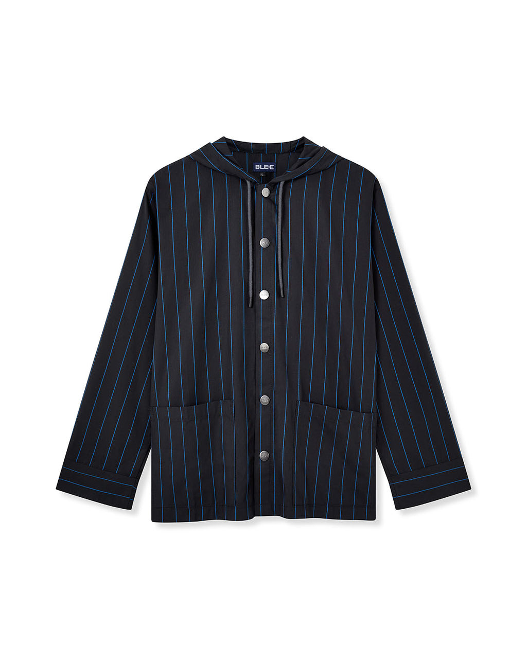 TORN LONG SLEEVE SHIRT BLUE