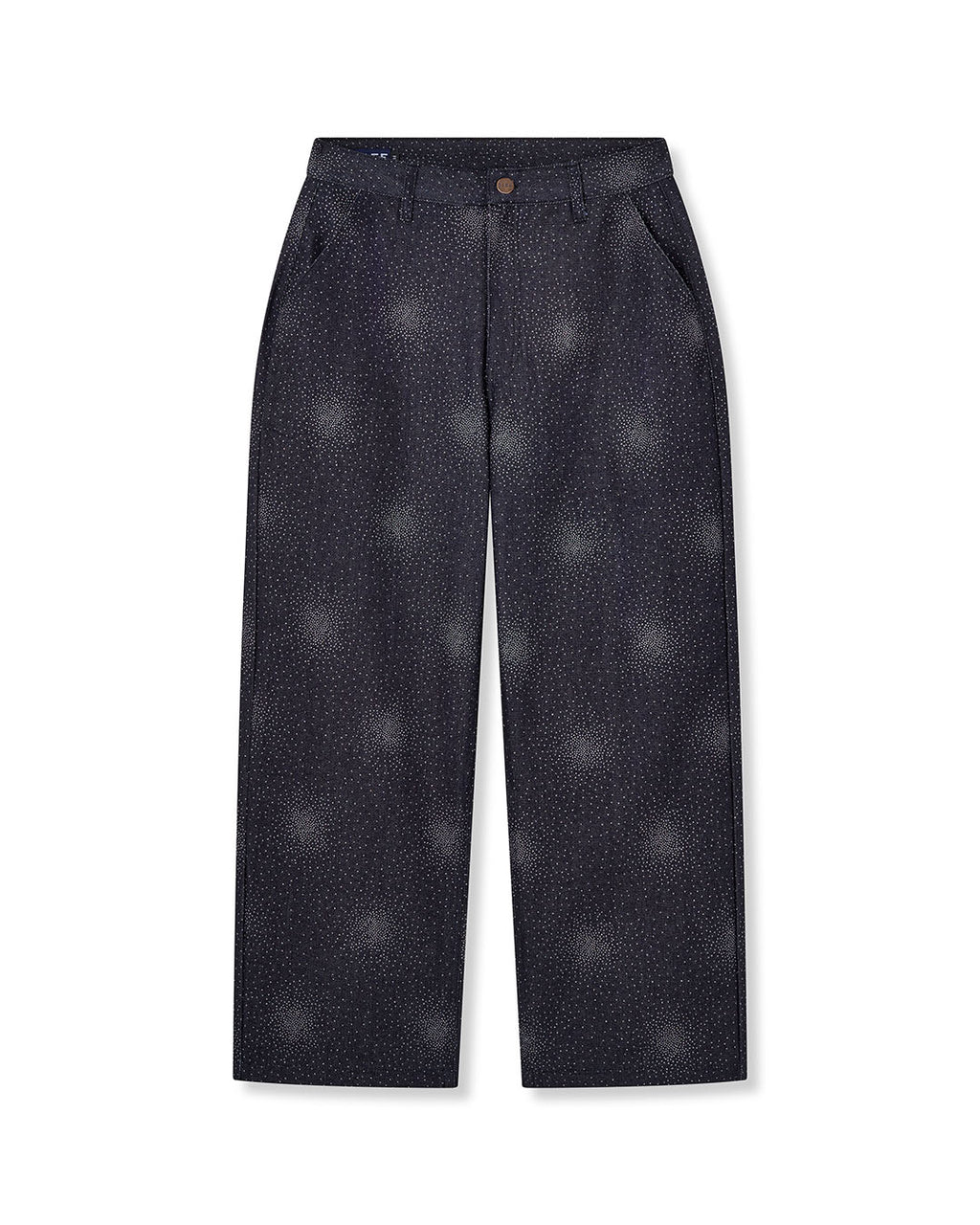 FLASH DENIM GLITTER LONG PANTS