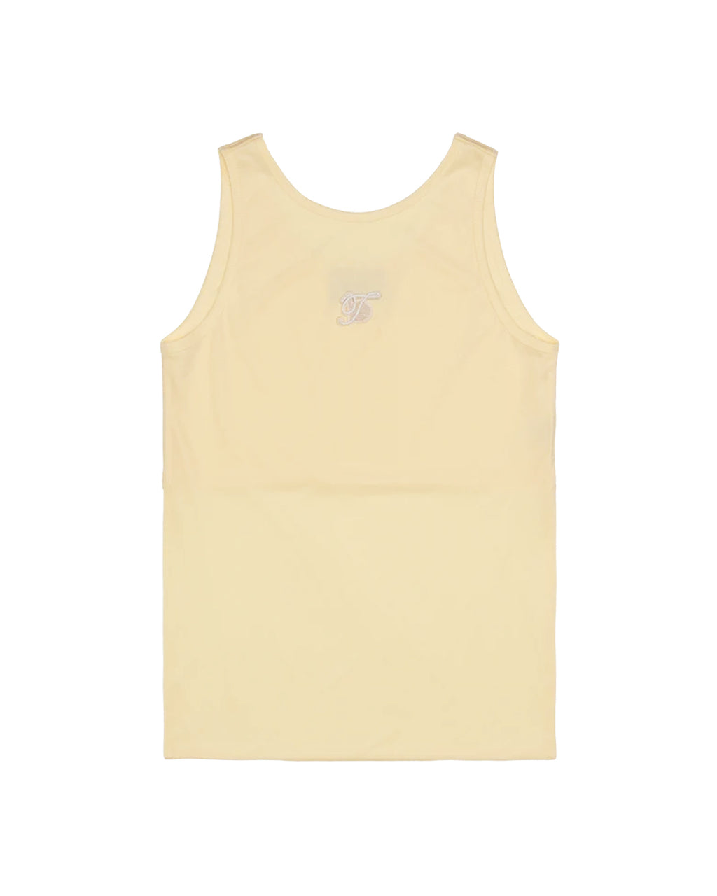 LONG FRONT AND SHORT BACK TANK TOP YELLOW