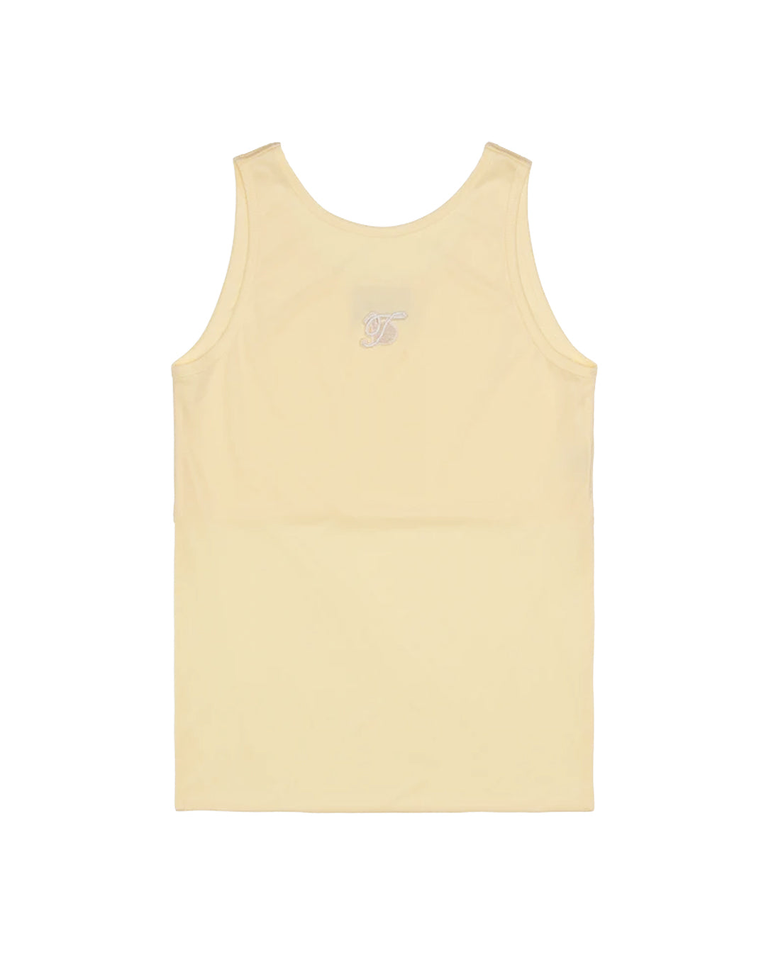 LONG FRONT AND SHORT BACK TANK TOP YELLOW
