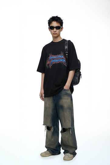 THUNDER LOGO T-SHIRT OVERSIZED