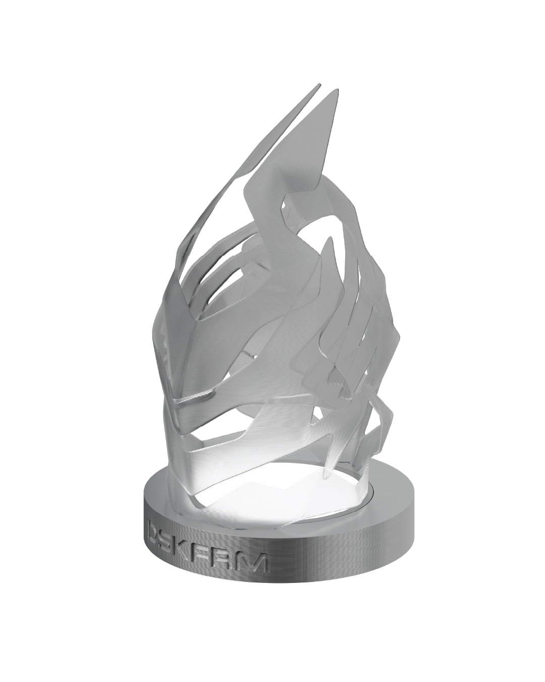 DRACO SCULPTURE LAMP - SILVER