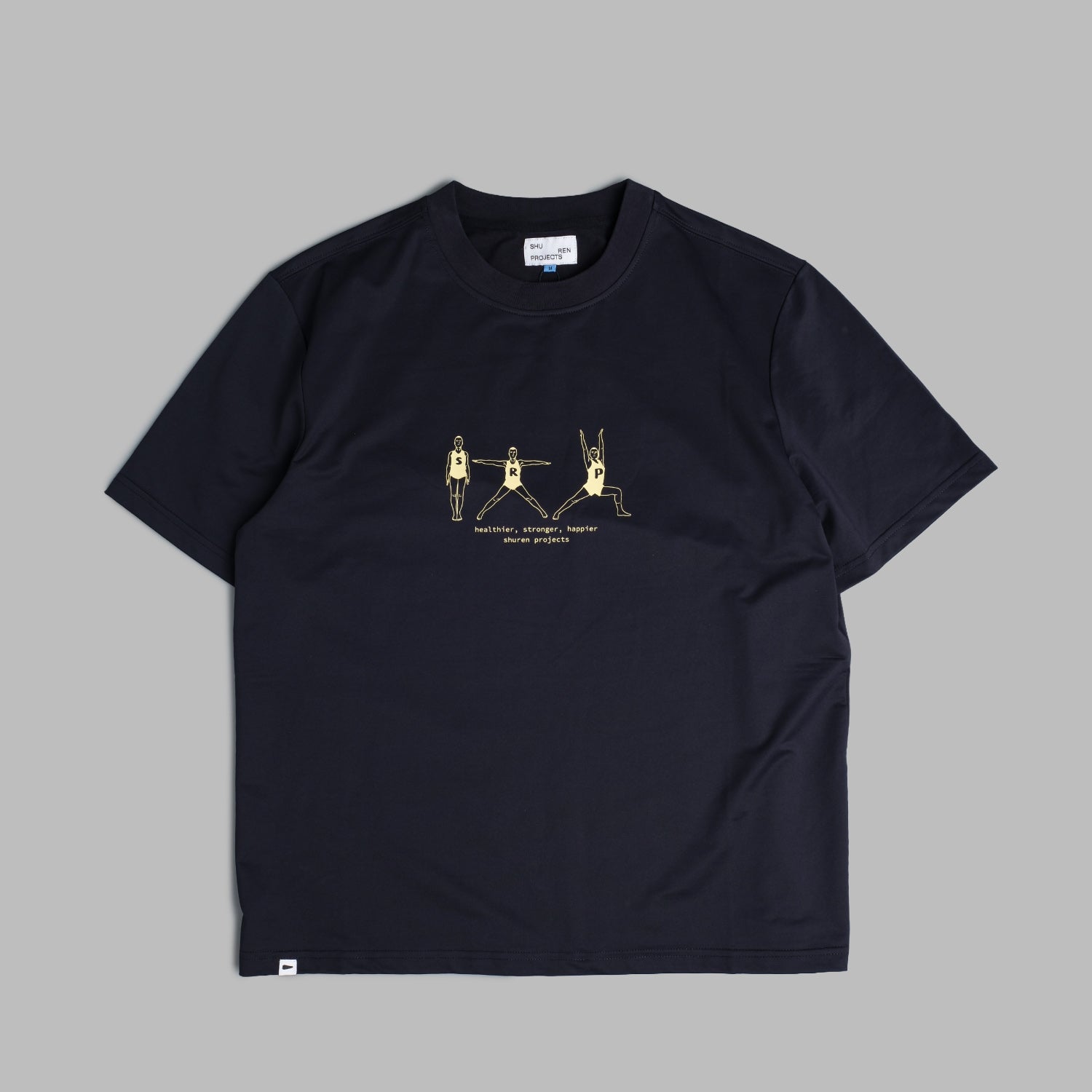 Shuren Stronger Tee / Cotton - Midnight Blue