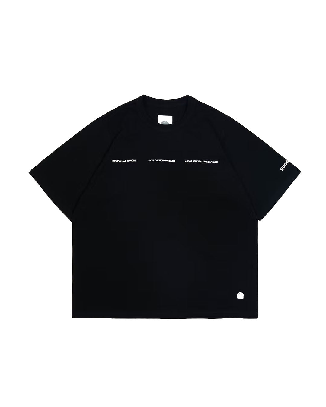 THROUGH LOVE TEE BLACK
