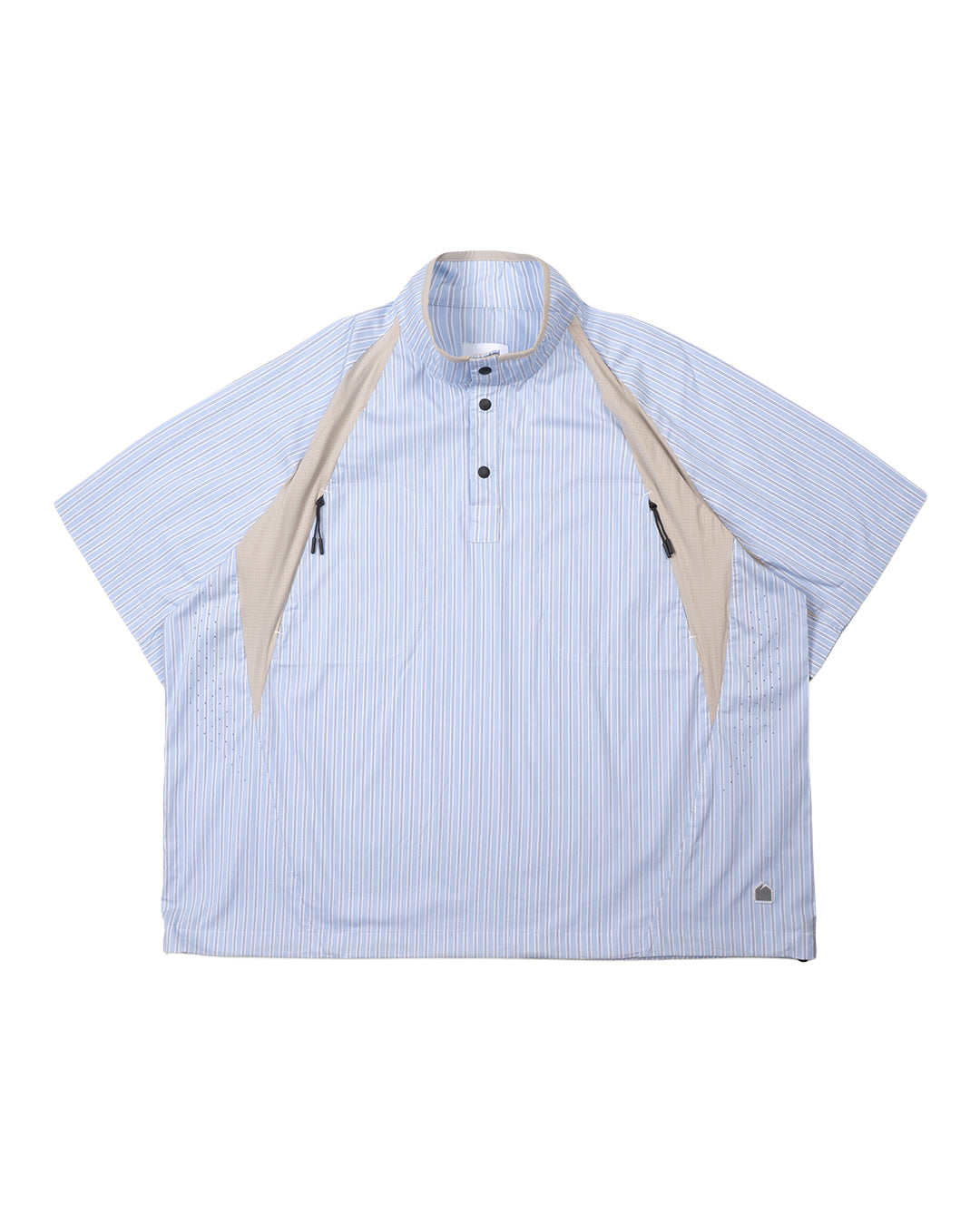 HALF SNAP PULLOVER BLUE STRIPE