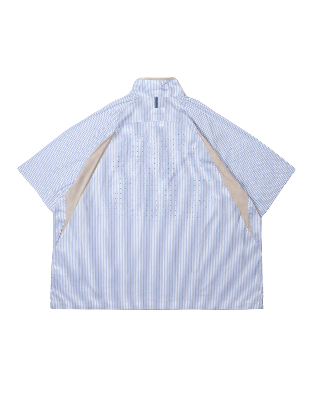 HALF SNAP PULLOVER BLUE STRIPE